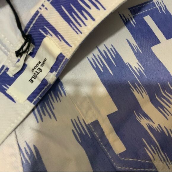 ISABEL MARANT ETOILE LESIAO SHORTS, BLUE size 38 - Picture 14 of 14